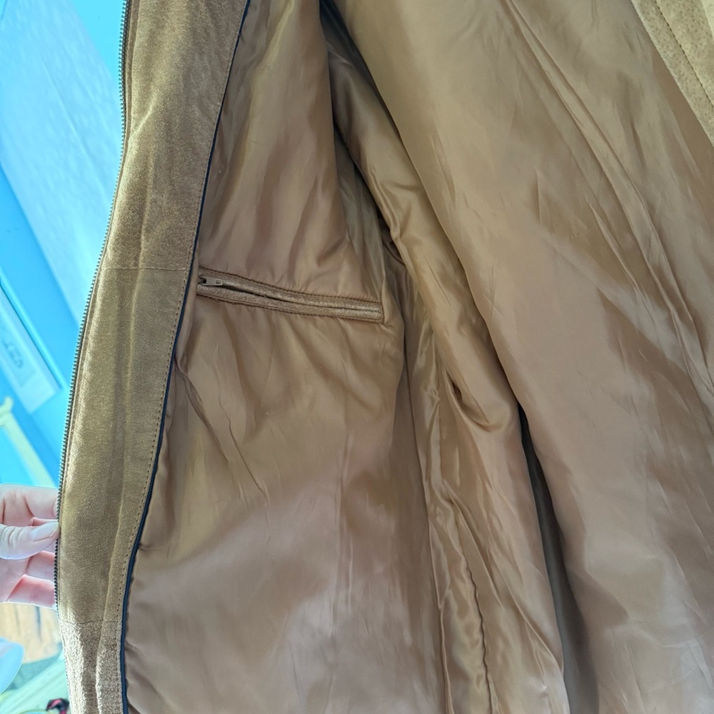 Boston Harbour Men’s Brown Suede Jacket - Picture 7 of 9